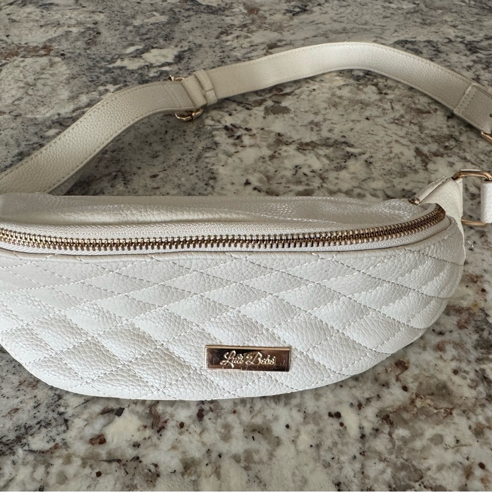 White Quilted Crossbody Bag